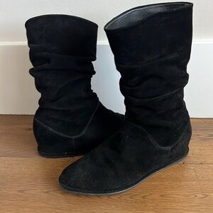 Stuart Weitzman Hidden Wedge Slouched Boots